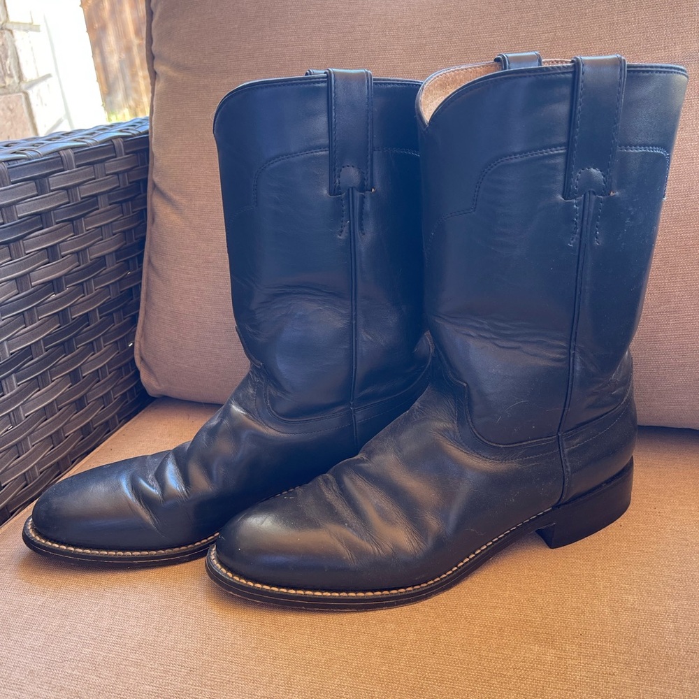 Tony Lama Blue Roper Boots